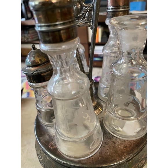 SOLD | Antique Victorian Silver Table Set - Picture 5 of 11